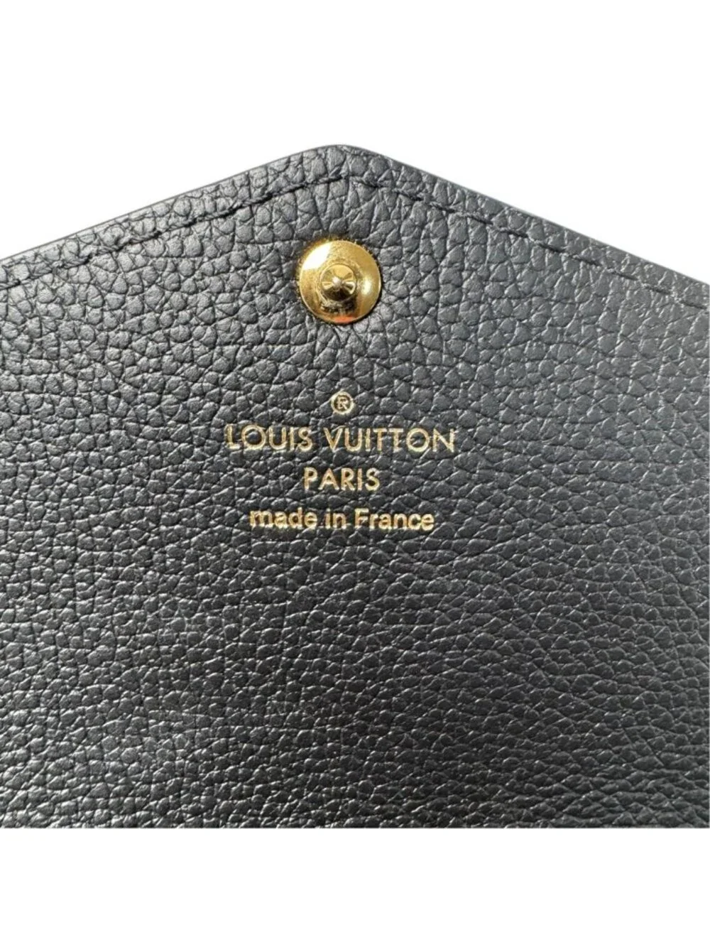 Louis Vuitton Empreinte Portefeuille Sarah IC Black Wallet